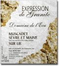 2015 De L´Ecu, Granite Muscadet de Sèvre et M